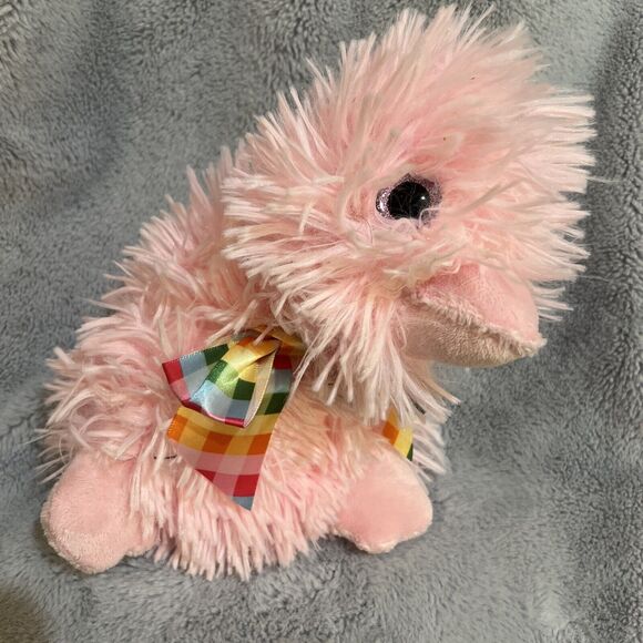 DanDee Collectors Choice Pink Floppy Duck Plush Toy Stuffed Animal - Picture 5 of 5